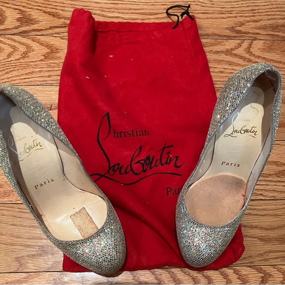 Christian Louboutin Glitter heels - Picture 1 of 9